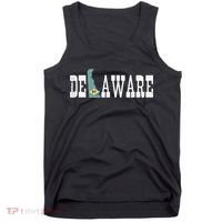 Delaware State And Delaware Flag With Pride For Delaware Tank Top thumb 0