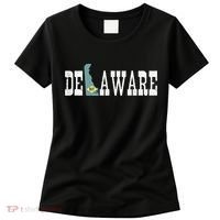 Delaware State And Delaware Flag With Pride For Delaware Women's T-Shirt thumb 0