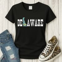 Delaware State And Delaware Flag With Pride For Delaware Women's T-Shirt thumb 3