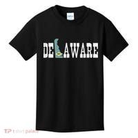 Delaware State And Delaware Flag With Pride For Delaware Kids T-Shirt thumb 0