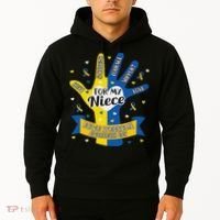Down Syndrome Aunt Uncle Niece Love Awareness Gift Hoodie thumb 2