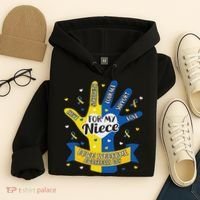 Down Syndrome Aunt Uncle Niece Love Awareness Gift Hoodie thumb 4