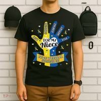 Down Syndrome Aunt Uncle Niece Love Awareness Gift T-Shirt thumb 6