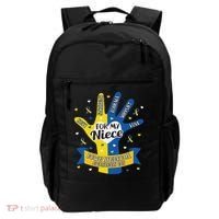 Down Syndrome Aunt Uncle Niece Love Awareness Gift Backpack thumb 0
