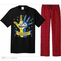 Down Syndrome Aunt Uncle Niece Love Awareness Gift Pajama Set thumb 0