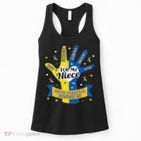 Down Syndrome Aunt Uncle Niece Love Awareness Gift Women's Tank Top thumb 0