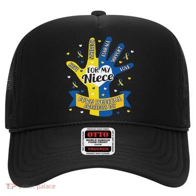 Down Syndrome Aunt Uncle Niece Love Awareness Gift Hat