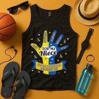 Down Syndrome Aunt Uncle Niece Love Awareness Gift Tank Top thumb 4