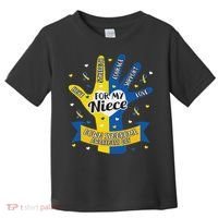 Down Syndrome Aunt Uncle Niece Love Awareness Gift Toddler T-Shirt thumb 0