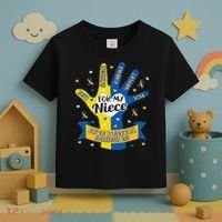 Down Syndrome Aunt Uncle Niece Love Awareness Gift Toddler T-Shirt thumb 3
