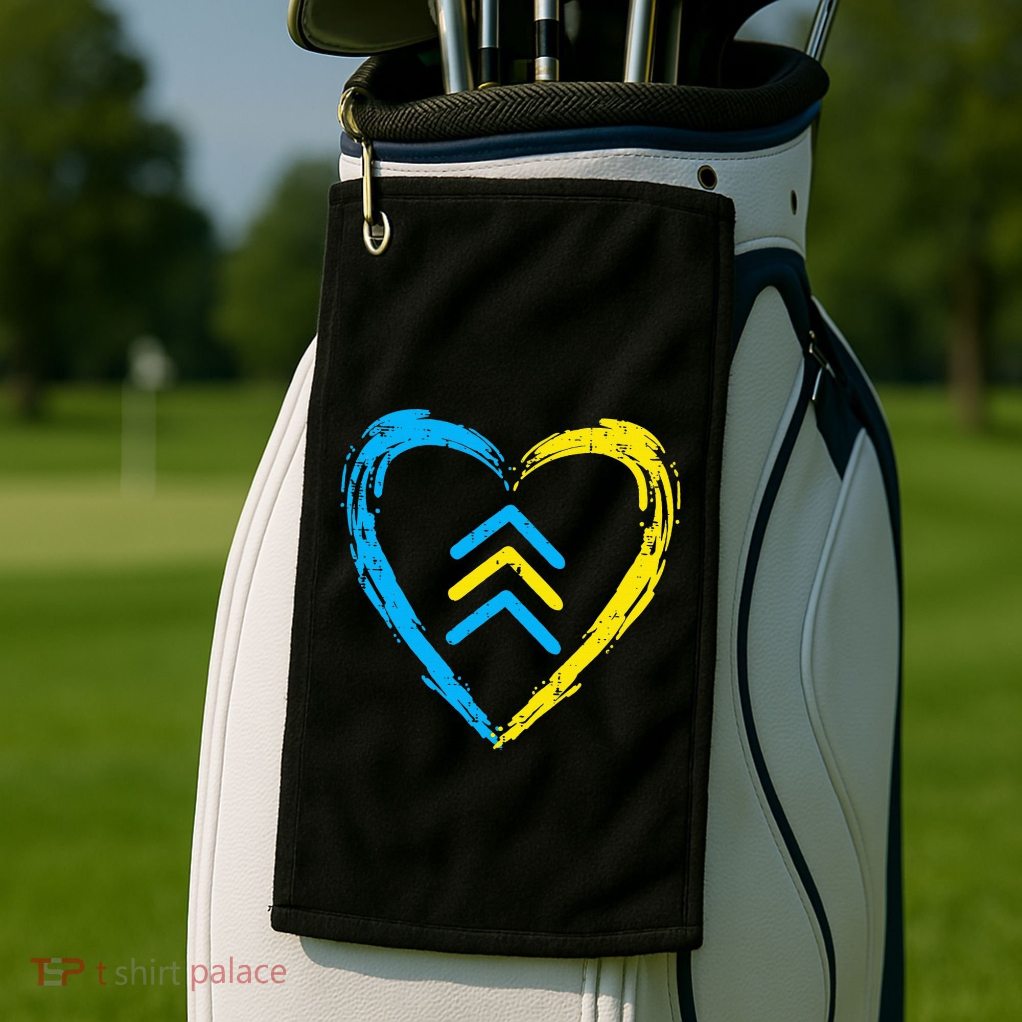 Down Syndrome Awareness Arrows Trisomy 21 T21 Golf Towel