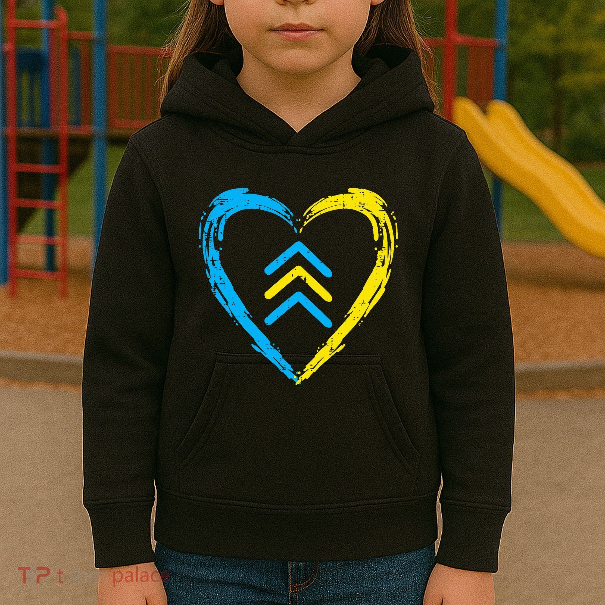 Down Syndrome Awareness Arrows Trisomy 21 T21 Kids Hoodie