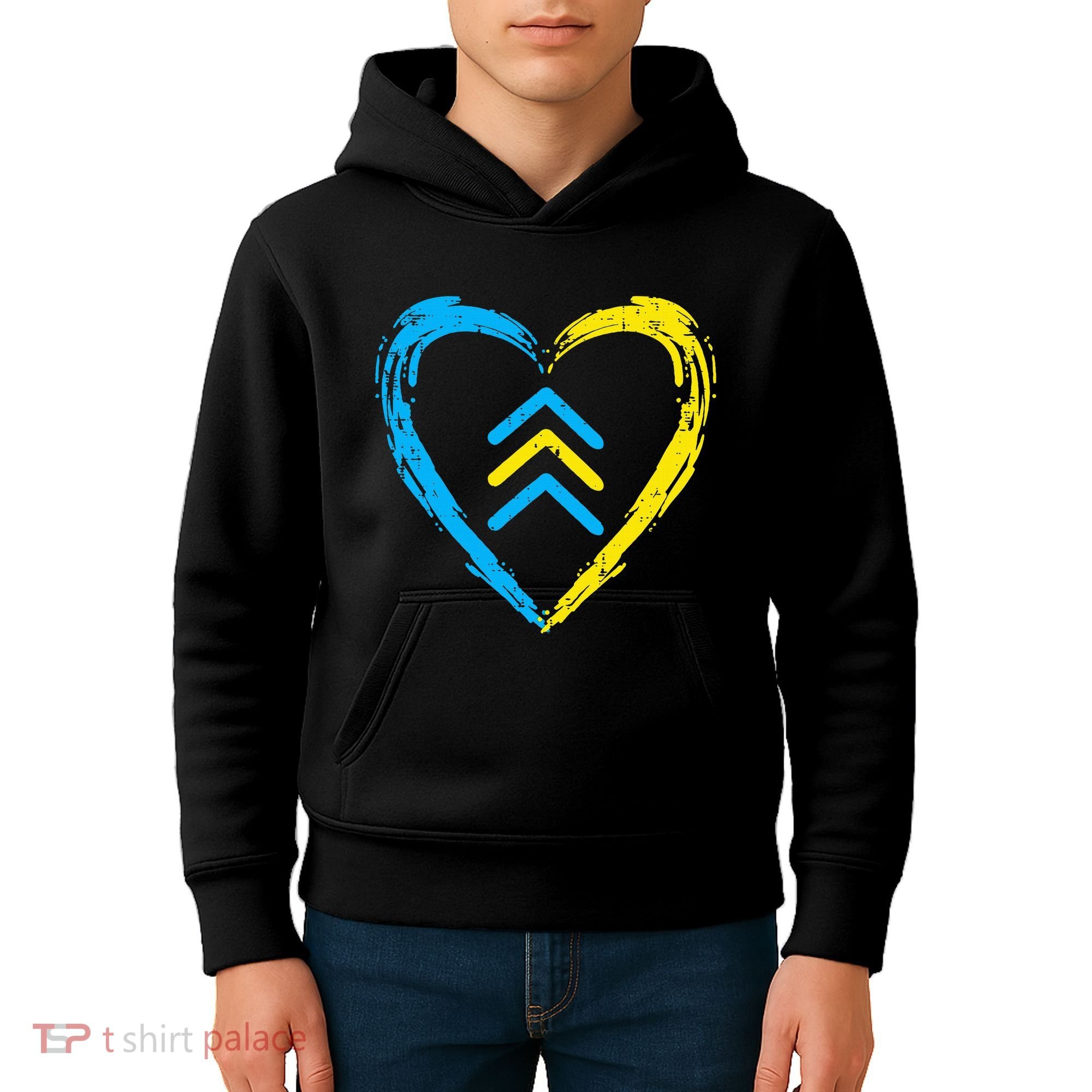 Down Syndrome Awareness Arrows Trisomy 21 T21 Kids Hoodie