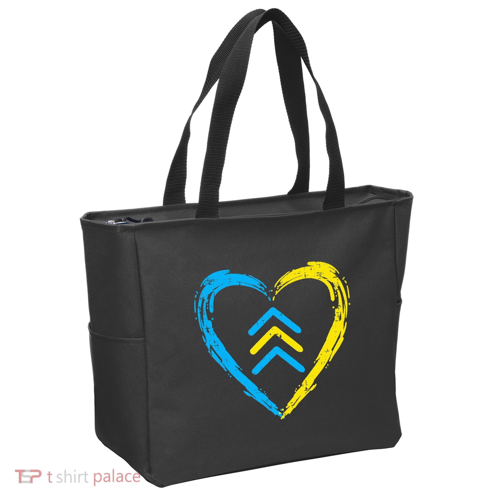 Down Syndrome Awareness Arrows Trisomy 21 T21 Tote Bag