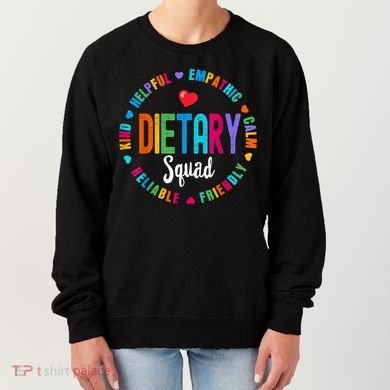 Dietary SQUAD Appreciation Week Healthcare Dietitian Squad Women's Sweatshirt