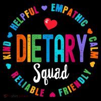 Dietary SQUAD Appreciation Week Healthcare Dietitian Squad Women's Hoodie thumb 2