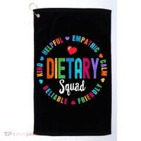 Dietary SQUAD Appreciation Week Healthcare Dietitian Squad Golf Towel thumb 0