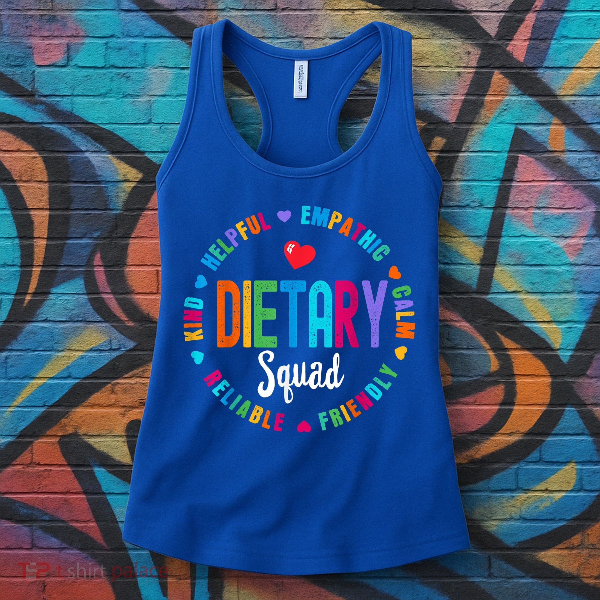 Dietary SQUAD Appreciation Week Healthcare Dietitian Squad Women's Tank Top