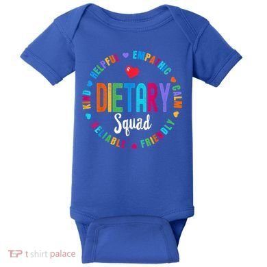 Dietary SQUAD Appreciation Week Healthcare Dietitian Squad Baby Bodysuit