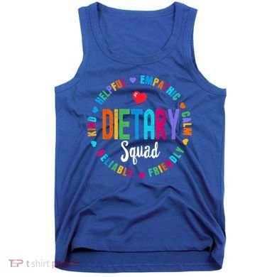 Dietary SQUAD Appreciation Week Healthcare Dietitian Squad Tank Top