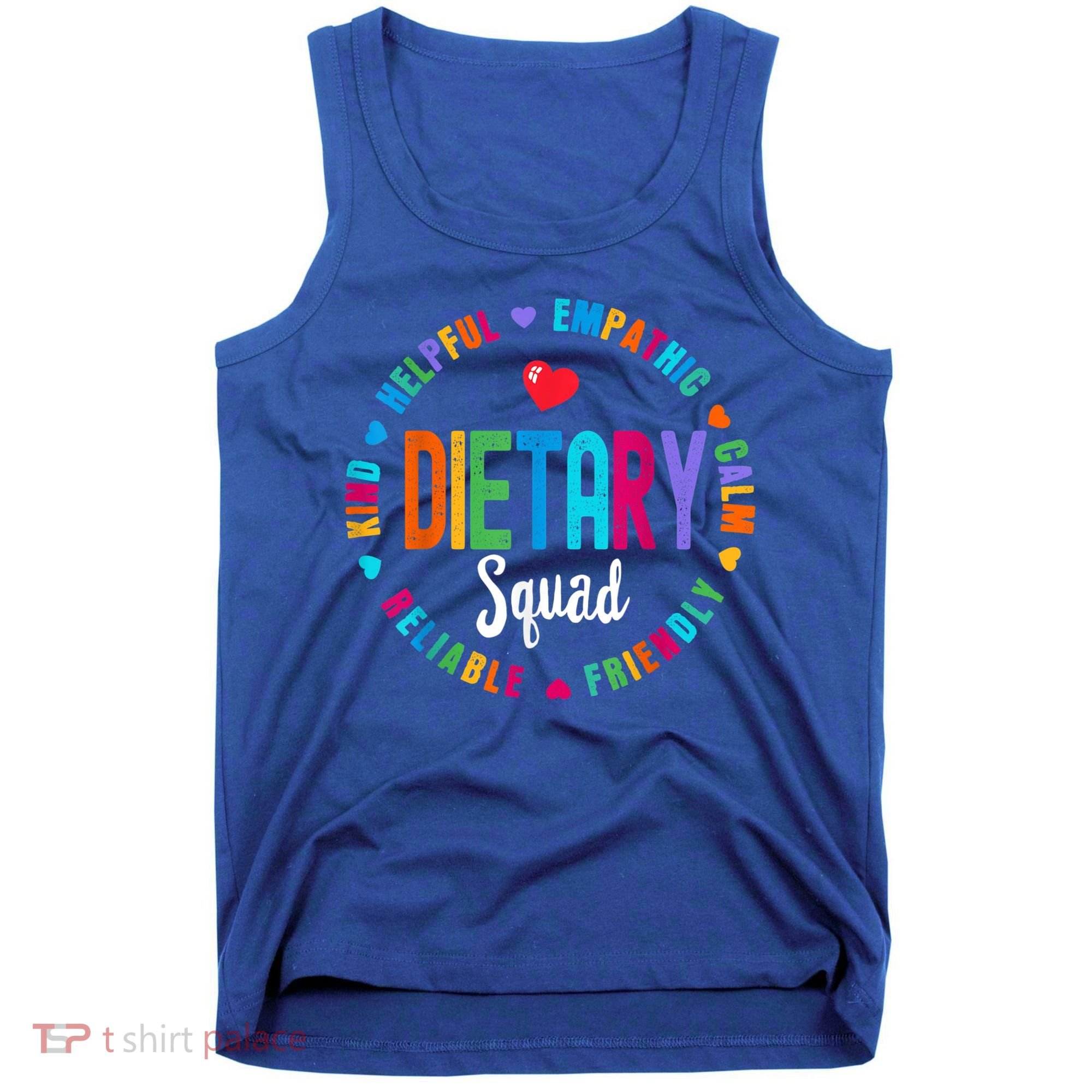 Dietary SQUAD Appreciation Week Healthcare Dietitian Squad Tank Top