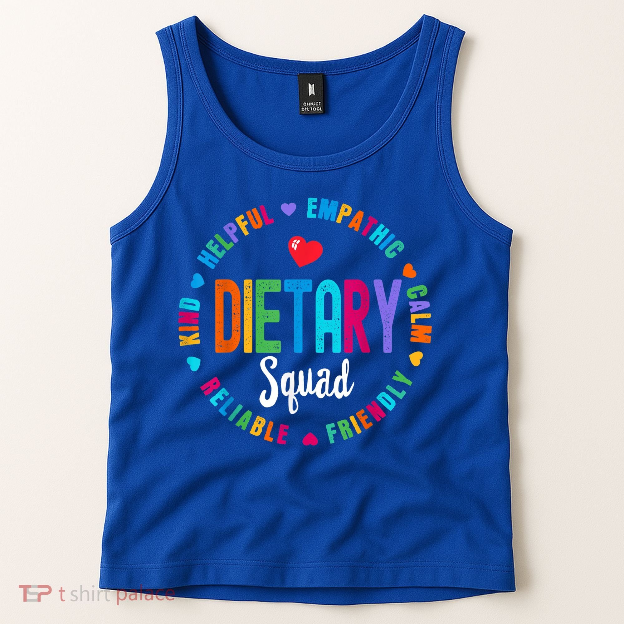 Dietary SQUAD Appreciation Week Healthcare Dietitian Squad Tank Top