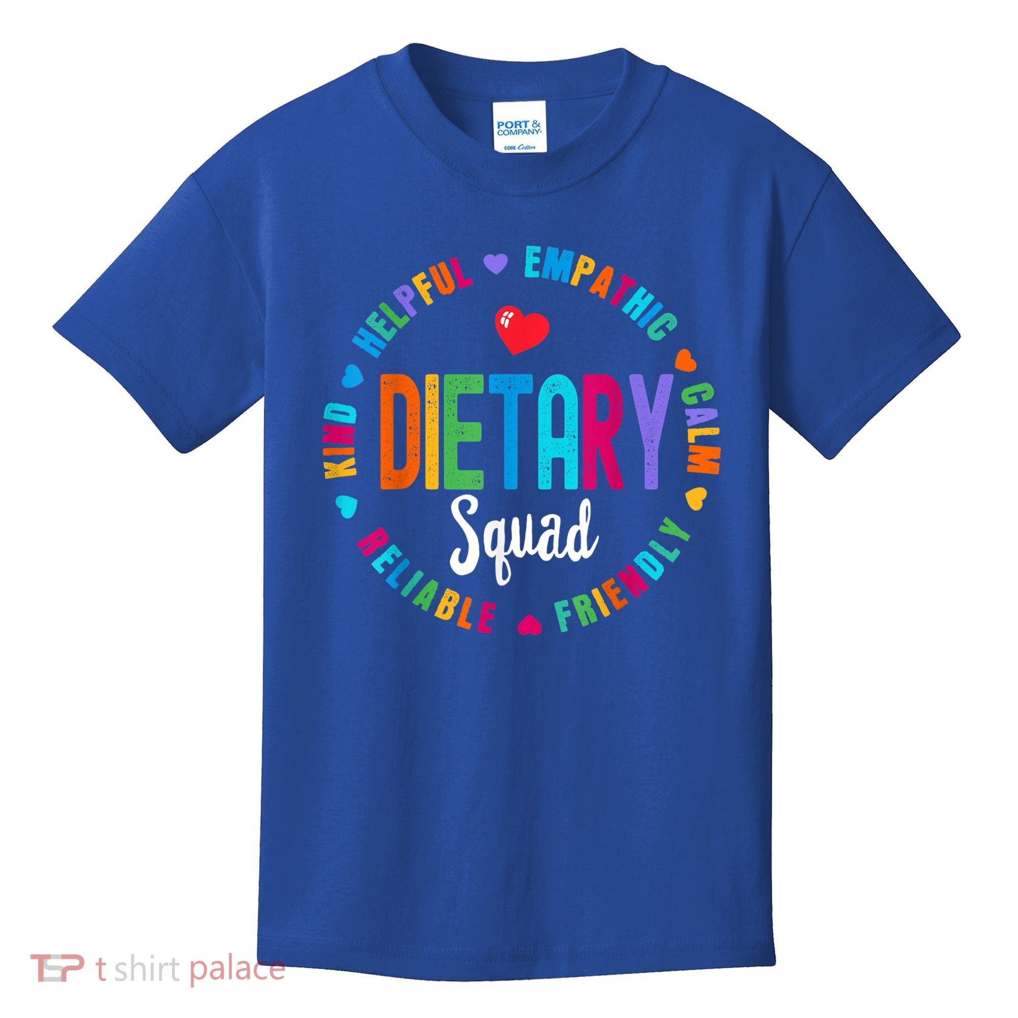 Dietary SQUAD Appreciation Week Healthcare Dietitian Squad Kids T-Shirt