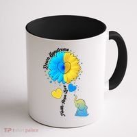 Down Syndrome Awareness Faith Hope Love Flower Elephant Coffee Mug thumb 1