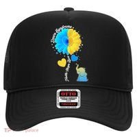Down Syndrome Awareness Faith Hope Love Flower Elephant Hat thumb 0