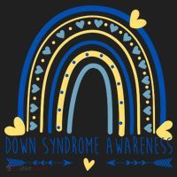 Down Syndrome Awareness Rainbow Heart Women's Sweatshirt thumb 2