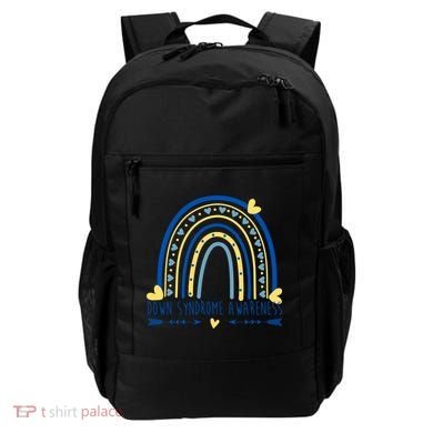 Down Syndrome Awareness Rainbow Heart Backpack