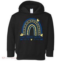 Down Syndrome Awareness Rainbow Heart Toddler Hoodie thumb 0