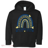 Down Syndrome Awareness Rainbow Heart Toddler Hoodie thumb 0