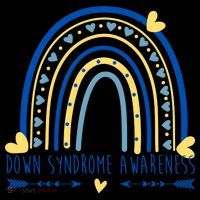 Down Syndrome Awareness Rainbow Heart Tote Bag thumb 4