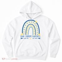 Down Syndrome Awareness Rainbow Heart Hoodie thumb 0