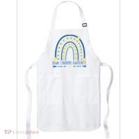 Down Syndrome Awareness Rainbow Heart Apron thumb 0