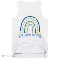 Down Syndrome Awareness Rainbow Heart Tank Top thumb 0