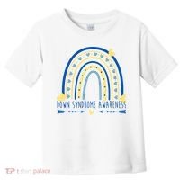 Down Syndrome Awareness Rainbow Heart Toddler T-Shirt thumb 0