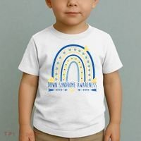 Down Syndrome Awareness Rainbow Heart Toddler T-Shirt thumb 2
