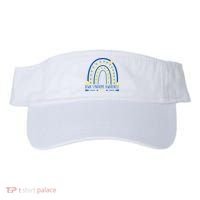 Down Syndrome Awareness Rainbow Heart Visor thumb 0