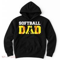 Dad Softball Apparel Yellow Softball Dad Hoodie thumb 0
