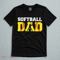 Dad Softball Apparel Yellow Softball Dad T-Shirt thumb 5