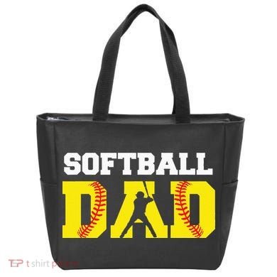 Dad Softball Apparel Yellow Softball Dad Tote Bag