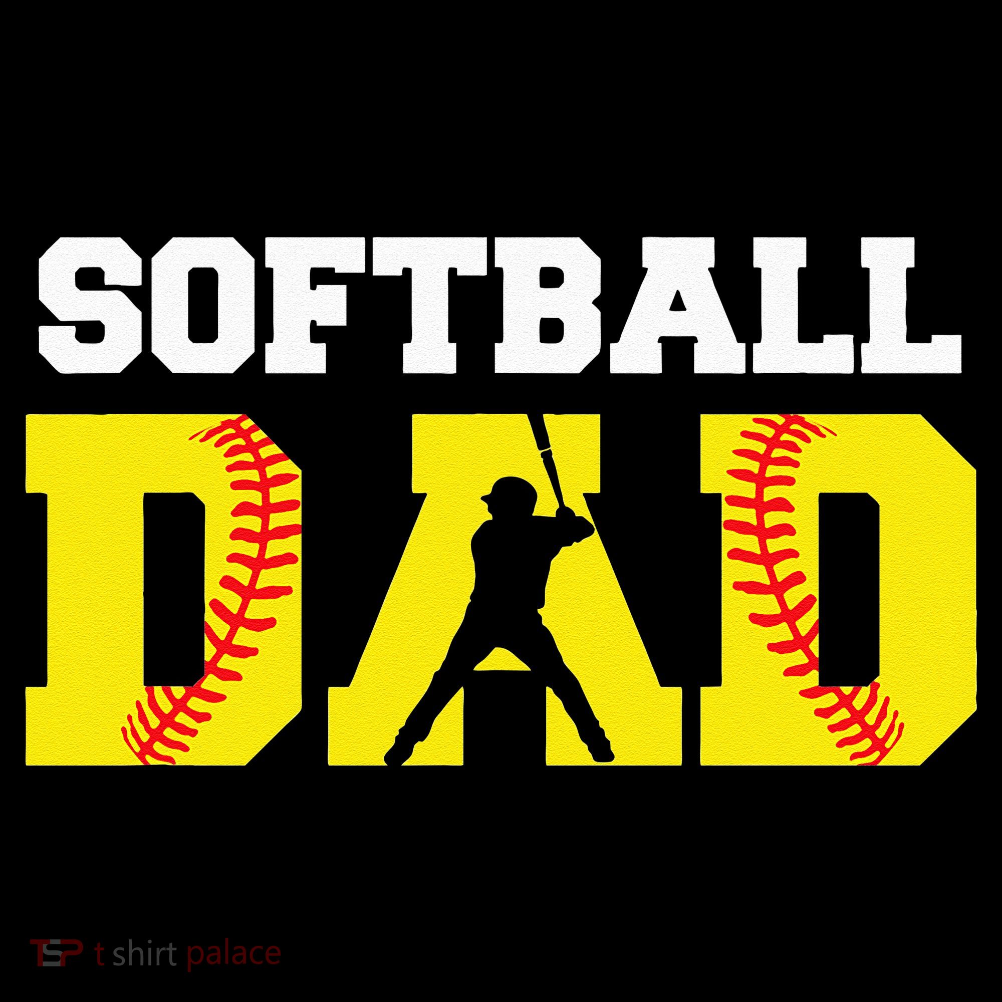 Dad Softball Apparel Yellow Softball Dad Tote Bag