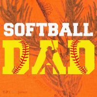 Dad Softball Apparel Yellow Softball Dad Kati Licensed 12" Camo Cuffed Beanie thumb 2