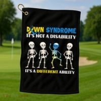 Down Syndrome Awareness Day Month & Gifts  Golf Towel thumb 1