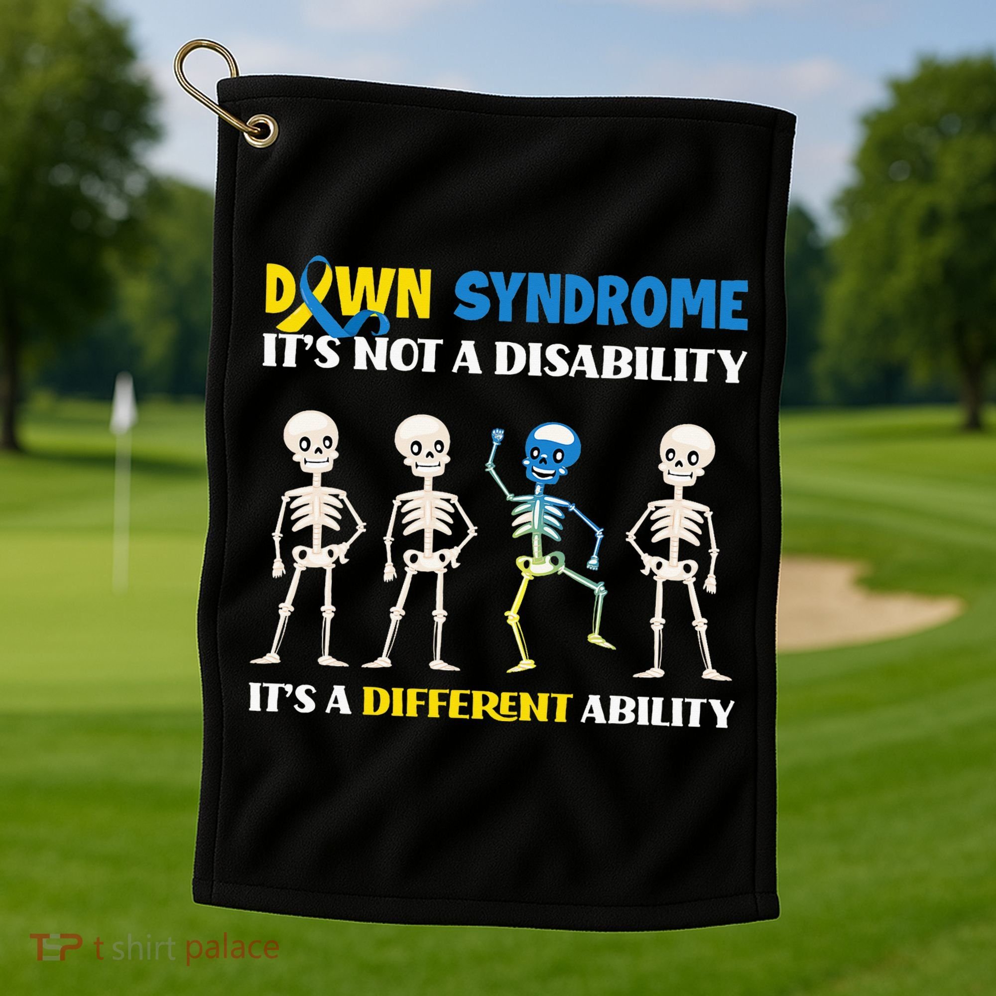 Down Syndrome Awareness Day Month & Gifts  Golf Towel