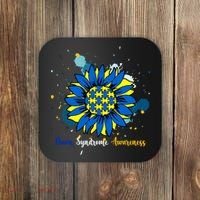 Down Syndrome Awareness Sunflower Coaster thumb 0