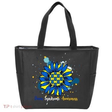 Down Syndrome Awareness Sunflower Tote Bag