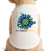 Down Syndrome Awareness Sunflower Doggie Tank thumb 0